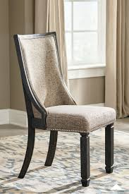Tyler Creek Black Grayish Brown Dining Upholstered Side Chair From Ashley Furniture Home And Dining Upholstered Dining Chairs Side Chairs Dining Room Chairs