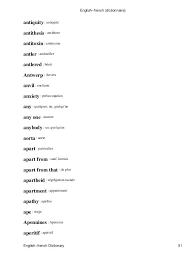 Want to learn french with pdf cheat sheets and lessons? English To French Dictionary In Pdf To Download For Free
