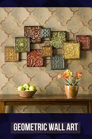 Eye Catching Charming And Funky Geometric Wall Decor Funky Home Decor Geometric Wall Decor Trendy Wall Art