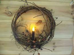 This's a cool idea to decorate interior doors for holidays. Pin On Primitives