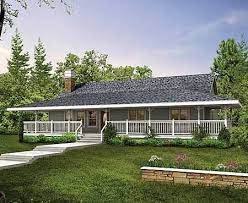 Plan 88447sh Wrap Around Porch Rustic House Plans Ranch Style House Plans Farmhouse Style House
