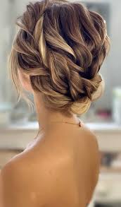 Make sure you have enough hair in the front to loop around the braid and all the way to the back of the head. 100 Best Wedding Hairstyles Updo For Every Length