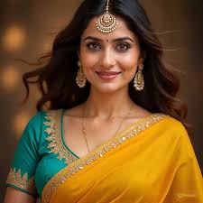 Exquisite saree for evening elegance