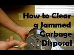Jammed Garbage Disposal How To Clear A Jammed Disposal Quickly And Without A Plumber Youtube