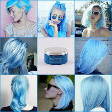 Pastel blue hair color is expected to be a new trend this winter. Pastel Sky Blue 200 Ml Evilhair