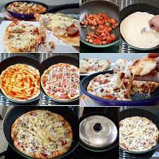 350 gr tepung terigu protein tinggi ( cakra. Resep Pizza Teflon Anti Gagal 1 Jam An Selesai Cocok Untuk Pemula
