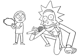 Supercoloring.com is a super fun for all ages: Rick And Morty Coloring Pages 70 Intergalactic Pictures Free Printable