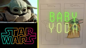 Baby Yoda Zeichnen Speed Art German Youtube