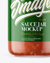 Download Download Clear Glass Tomato Sauce Jar Mockup Psd