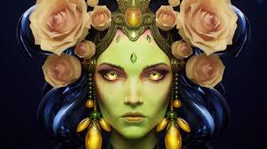 3D artwork by Morgane Malville for Justine Cunha's #FleurBleueDTIYS  Challenge: https://www.artstation.com/artwork/xYoPeE Based