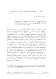 Ofrece una serie de espejos que aumentan o disminuyen, según el caso, y con frecuencia deforman. Pdf Comunismo Otras Miradas Desde America Latina