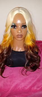 18 inch lace part wig