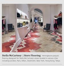 Stella Mccartney Stores Mosaic Flooring Floor Installation Floor Design
