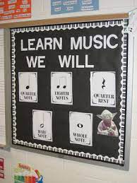 Space Themed Music Room Love The Knight Shift The Star Wars Classroom At Monroeton Star Wars Classroom Star Wars Music Classroom Star Wars Classroom Theme
