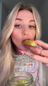 Replying to @Melissa Ann TRYING KYLIE’S VIRAL 24 HOUR RANCH SOAKED  PICKLES😳🥵💖 creds to: @Kylie !!! #pickles #ranchpickles  #pregnancycravings #eatwithme