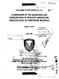 159,319 downloads (6 yesterday) 3 comments 100% free. 268884386 Depleted Uranium Vs Tungsten For Tank Un Ammunition Report No 107 Pdf