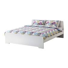 Askvoll Cadre De Lit Blanc 140x200 Cm Somier Cama Ikea Camas Ajustables