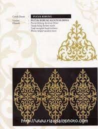 Motif Dan Corak Tenun Melayu Riau Hiasan Ornamen Seni Ornamen