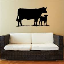 Whether you carry by the top handles or over the shoulder, you can never go wrong with this classic handbag. Cattle Cow Mother And Calf Silhouette Decal