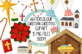 Maybe you would like to learn more about one of these? Watercolor Christian Christmas Clipart Set 1 375928 Clipart Design Bundles