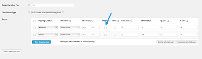 Table Rate Shipping Woocommerce Docs