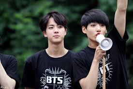We Found 72 Photos Of Bts Jin S Anime Sized Shoulders Koreaboo Bts Jin Bts Jin