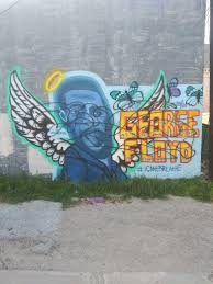 The mural is painted on the side of scott food mart on winbern, just a few blocks from yates high school, where floyd was a student and star athlete on the football team. Brownsville George Floyd Mural Vandalized Again Kveo Tv