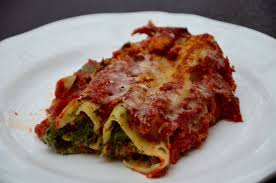 Cannelloni Chevre Epinards Plat Vegetarien Cannelloni Epinard