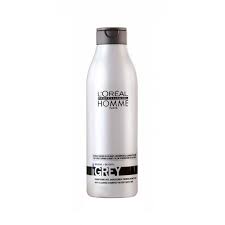 Loreal Homme Grey Erkeklere Ozel Gri Ve Beyaz Saclar Icin Sararma Onleyici Sampuan 250ml Mor Mavi Gumus