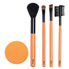Conjunto De Pinceis De Maquiagem E Esponja Ricca Epoca Cosmeticos
