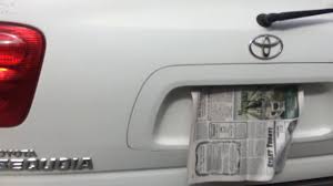 I took it to the toyota repair shop and it cost almost $300 to fix the cheapo plastic lever that opens a very heavy driver's side door. Toyota Sequoia Broken Rear Door Latch Repair Youtube