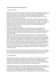 Our soal essay tentang politik dan strategi nasional online essay writing service delivers master's level writing by experts soal essay tentang politik dan strategi nasional who have earned graduate degrees in your subject matter. Makalah Politik Dan Strategi Nasional