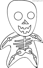 Help your child to color these images and have fun. Skeleton Coloring Pages Coloringall