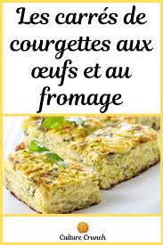 Carres De Courgettes Aux Oeufs Et Au Fromage La Recette Facile En 2020 Recettes De Cuisine Recette Recette Facile