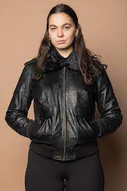 Mac Douglas Black Leather Jacket M Vinokilo Com