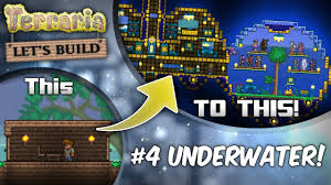Welcome to the let's build series for terraria 1.3! Terraria 1 3 Let S Build Series Ep4 Underwater Bases Terraria House Design Tutorial Oyehello