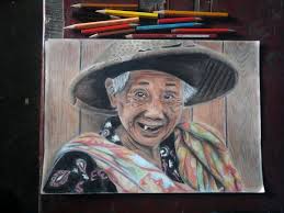 Belajarbel Cara Melukis Menggambar Wajah Dengan Pensil Warna