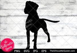 Download Boxer Dog Silhouette Graphic By Thesilhouettequeenshop Creative Fabrica PSD Mockup Templates