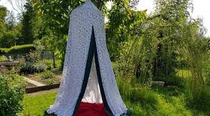 Traumhimmel Oder Baldachin Do It Yourself Waschbar Magazin Garten Upcycling Einkaufsnetz Hakelanleitung Kostenlos