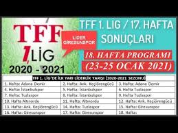 Tff 1.li̇g ретвитнул(а) milli takımlar #bizimçocuklar. Tff 1 Lig 17 Hafta Mac Sonuclari Puan Durumu 18 Hafta Mac Programi 20 21 Tff 1 League Week 17 Youtube