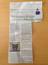 ˈdɑ̌ːɡɛns ˈnŷːˌheːtɛr ( listen), lit. Bigbelly Solar In Dagens Nyheter 21 3 Ewf Eco