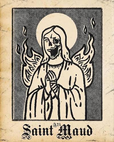5 years ago today the truly terrifying Saint Maud was released and has  stuck with me ever since 🔥 . . . . . . . . #a24 @a24  @a24_movies_art_gallery #vintageart #retroart #folkhorror  #folkhorrorrevival #roseglass @rosesglass