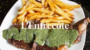 L Entrecote Recreating The Iconic Steak Frites With Parisian Green Sauce Youtube Green Sauce Recipe Steak Sauce Recipes Steak Frites