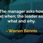Kata Kata Bijak Warren Bennis Pemimpin Bertanya Management