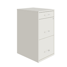 The organizer 3 drawer steel file cabinet. Space Solutions 18 Deep 3 Drawer Metal File Cabinet Pearl White Overstock 32816563