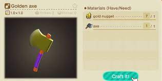 They are used in the crafting of golden tools and certain furniture items. Animal Crossing New Horizons How To Get Gold Nuggets And Craft Golden Tools Vg247