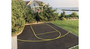 Sometimes basketball court resurfacing is needed before any painting takes place. Basketball Court Installation Basketball Court Painting Basketball Court Staining Basketball Court Markings Installed Long Island New York