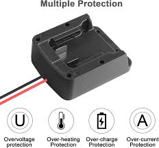 Check spelling or type a new query. Tomapex Tomapex 02 18v M18 Battery Adapter Power Source Mount With Wires Battery Converter Connector Diy Power Wheels Adapter Rc Toys