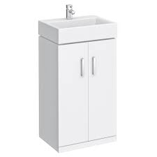 Modern european style, easy to match bathroom. White Wood 60 X 29 X 60 Cm Yakoe Under Sink Bathroom Cabinet Basin Storage Unit Home Garden Store Home Kitchen