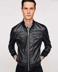 Pin By Chris James On Guys Wearing Shiny Jackets Leather Jacket Leather Shirt Faux Leather Jackets